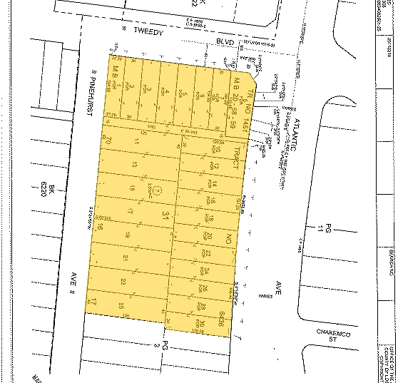 9923 Atlantic Ave, South Gate, CA for sale - Plat Map - Image 2 of 6