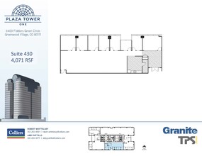 6400 S Fiddlers Green Cir, Greenwood Village, CO for lease Floor Plan- Image 1 of 2