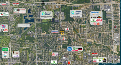 43034 Dequindre Rd, Sterling Heights, MI - AERIAL  map view