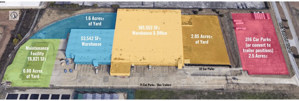 1515 Big Town Blvd, Mesquite, TX for sale - Site Plan - Image 1 of 1