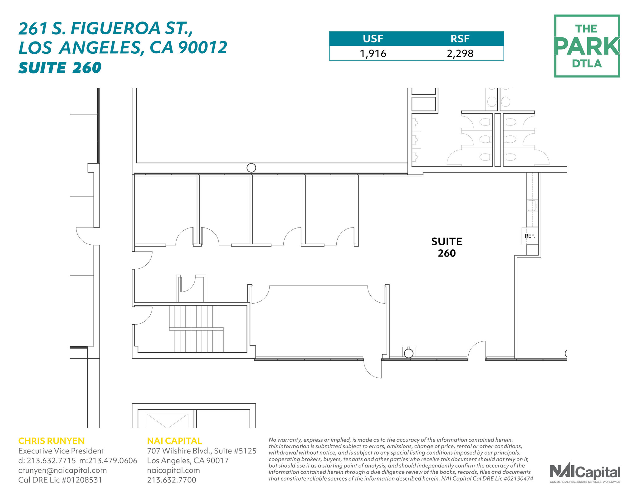 261 S Figueroa St, Los Angeles, CA for lease Floor Plan- Image 1 of 1