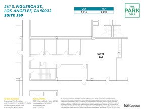 261 S Figueroa St, Los Angeles, CA for lease Floor Plan- Image 1 of 1