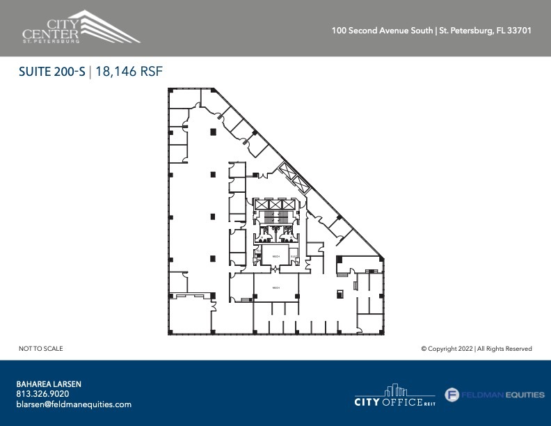 100 2nd Ave S, Saint Petersburg, FL for lease Floor Plan- Image 1 of 2