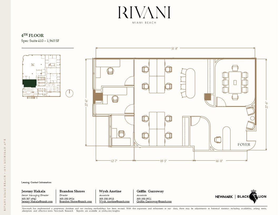 1691 Michigan Ave, Miami Beach, FL for lease Floor Plan- Image 1 of 1