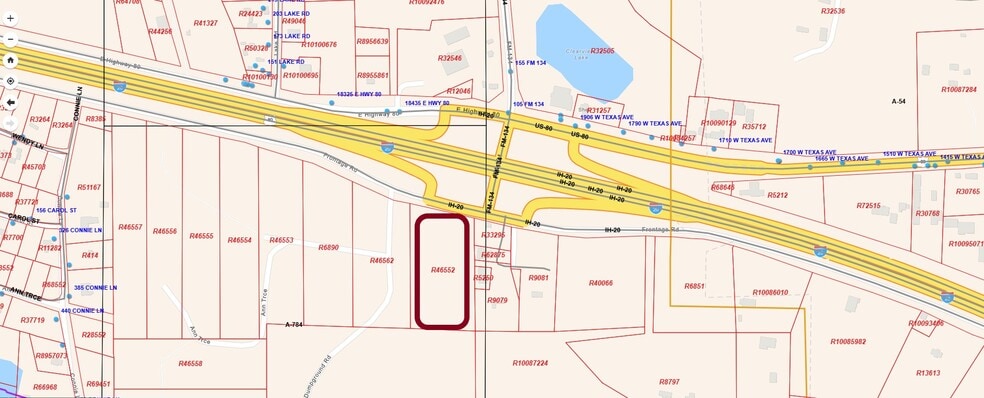 2075 Frontage Road, Waskom, TX for sale - Plat Map - Image 1 of 5