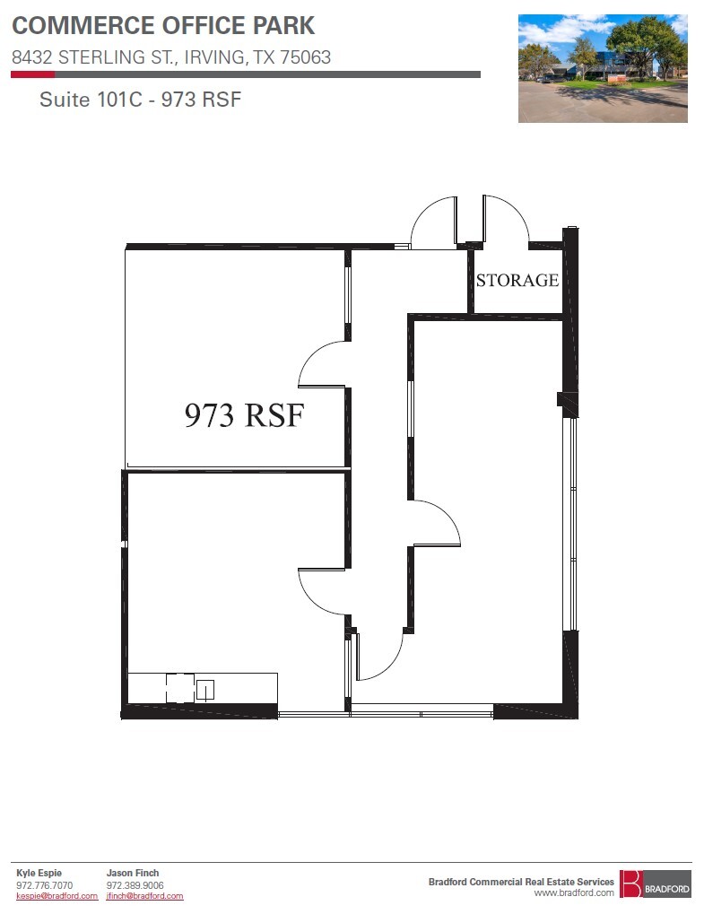 8402 Sterling St, Irving, TX for lease Floor Plan- Image 1 of 1