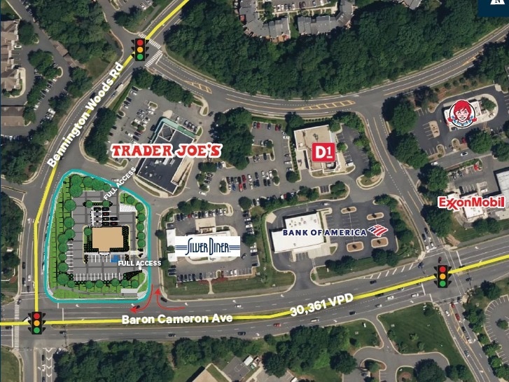 1750 Hampton Ave, Reston, VA for sale - Aerial - Image 2 of 3