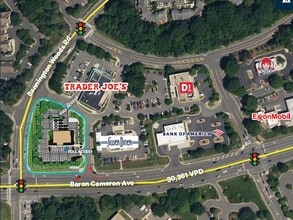 1750 Hampton Ave, Reston, VA - AERIAL  map view