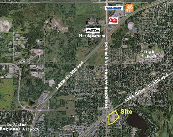 35-49 Central St, Circle Pines, MN for lease - Aerial - Image 3 of 5