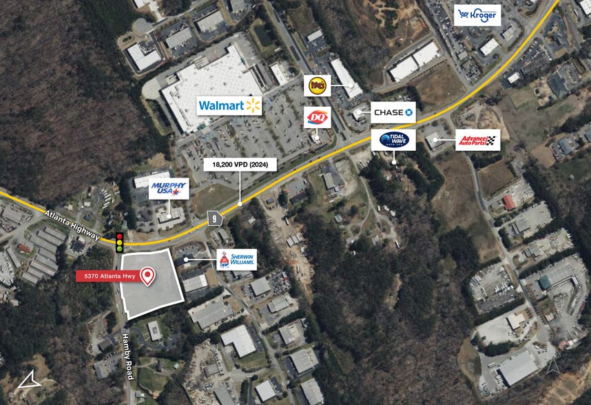 5370 Atlanta Hwy, Alpharetta, GA for sale - Building Photo - Image 2 of 2