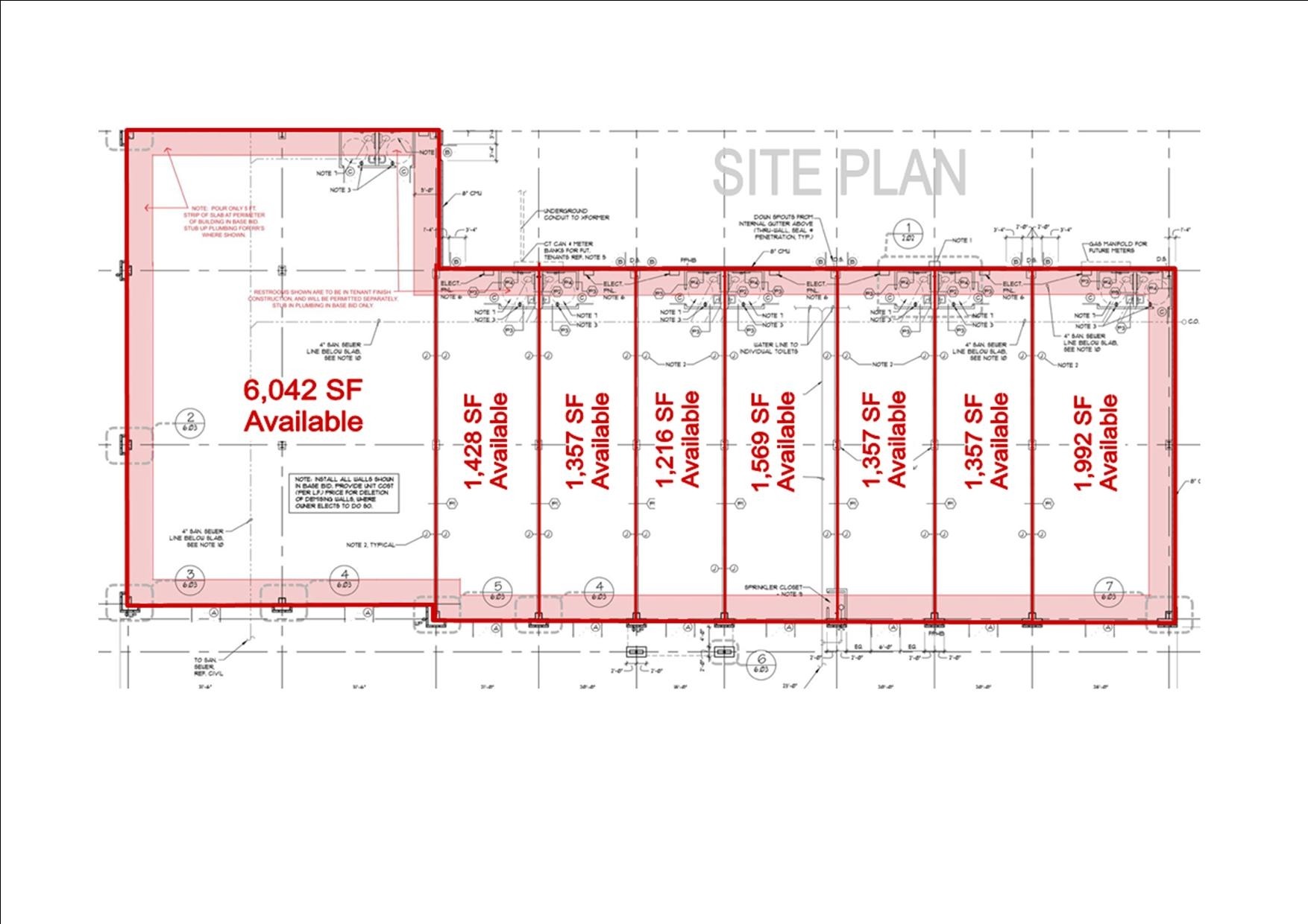 1140-1168 N 38th St, Broken Arrow, OK for lease Floor Plan- Image 1 of 1