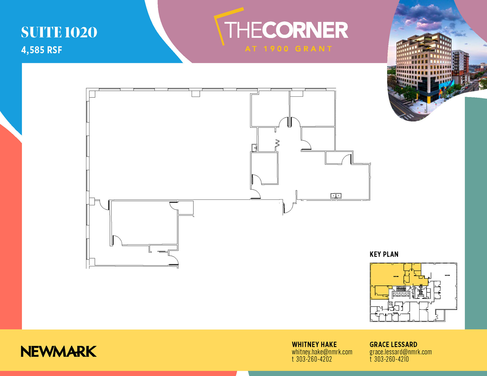 1900 Grant St, Denver, CO for lease Floor Plan- Image 1 of 1