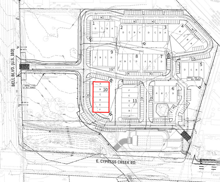 720 S Bell Blvd, Cedar Park, TX for lease - Site Plan - Image 2 of 7