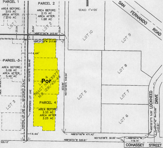 7675 San Fernando Rd, Sun Valley, CA for lease - Plat Map - Image 3 of 11