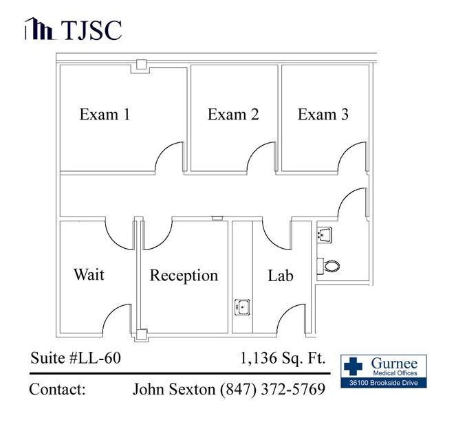 36100 N Brookside Dr, Gurnee, IL for lease Floor Plan- Image 1 of 1