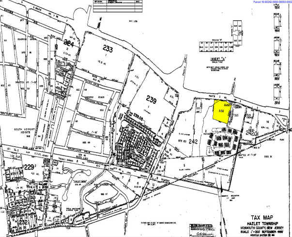 100 Village Ct, Hazlet, NJ for sale - Plat Map - Image 2 of 6