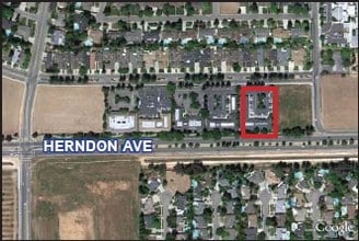 3585 W Beechwood Ave, Fresno, CA - AERIAL  map view