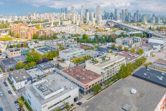 1669 W 3rd Ave, Vancouver, BC - AERIAL  map view