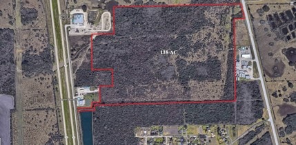 118 Acres, Angleton, TX - AERIAL  map view
