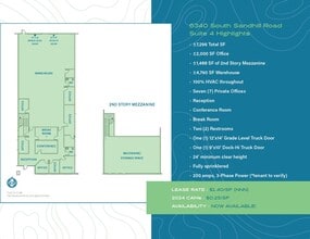 6320 S Sandhill Rd, Las Vegas, NV for lease Floor Plan- Image 1 of 1