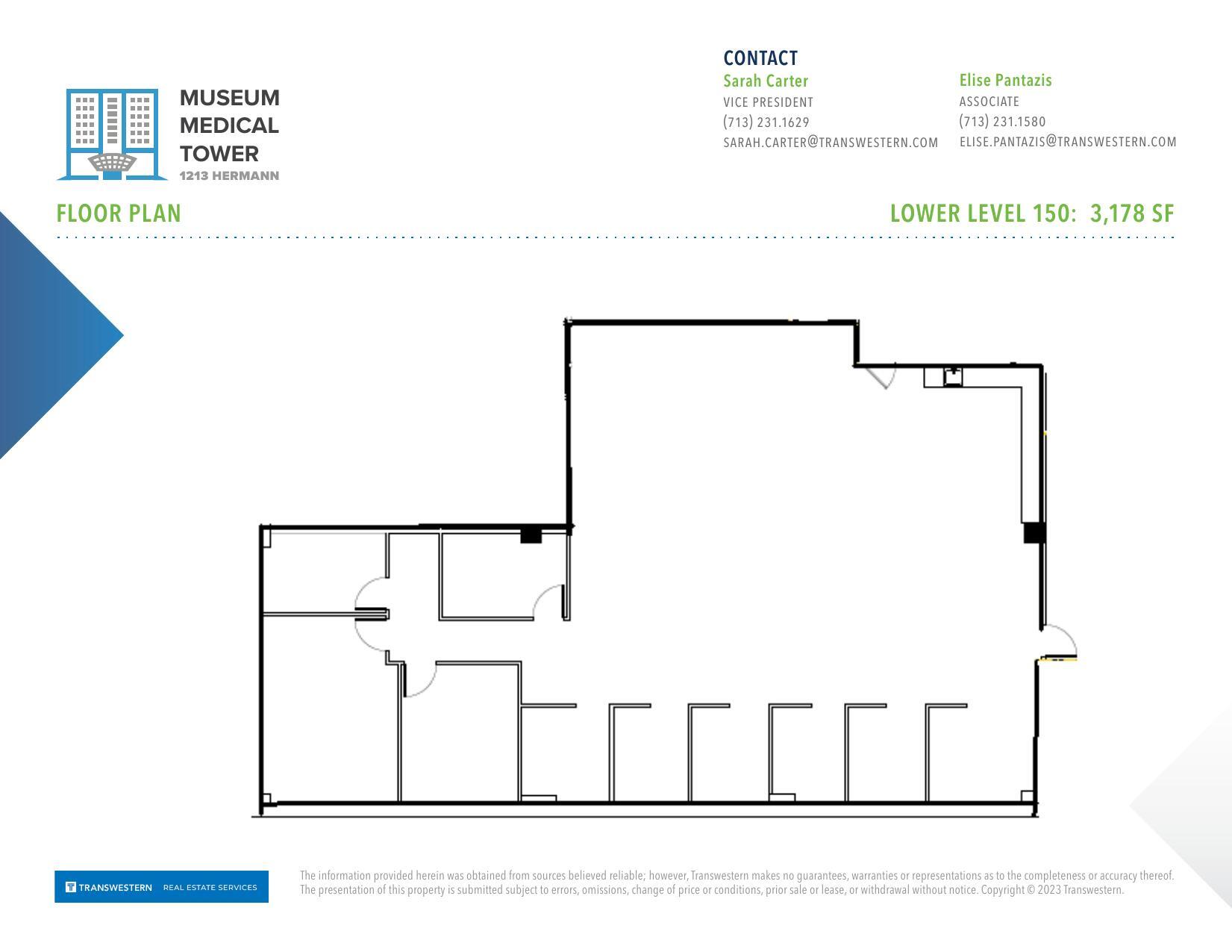 1213 Hermann Dr, Houston, TX for lease Floor Plan- Image 1 of 1