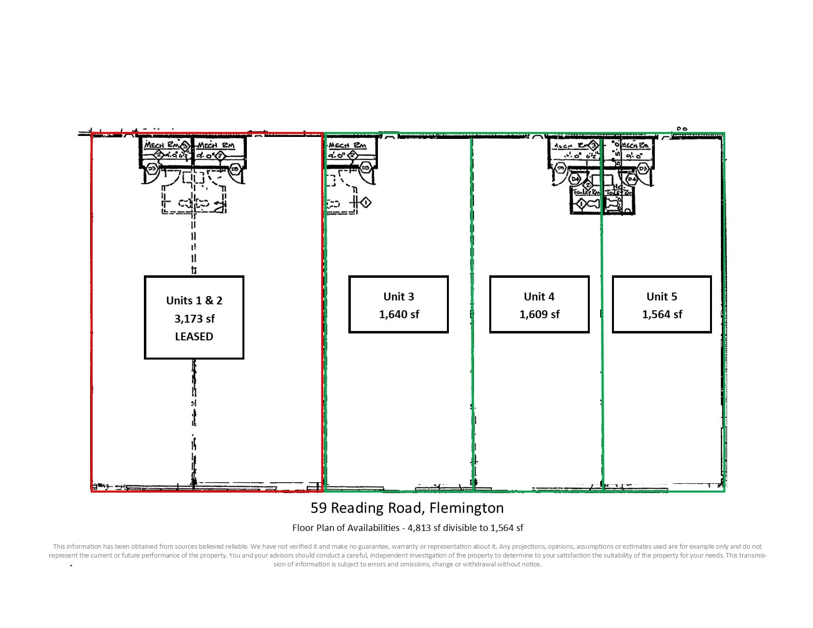 59 Reading Rd, Flemington, NJ for lease Floor Plan- Image 1 of 1