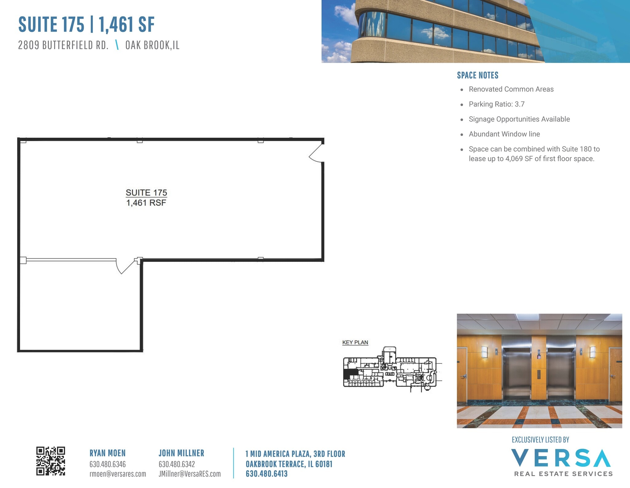 2707 Butterfield Rd, Oak Brook, IL for lease Floor Plan- Image 1 of 1