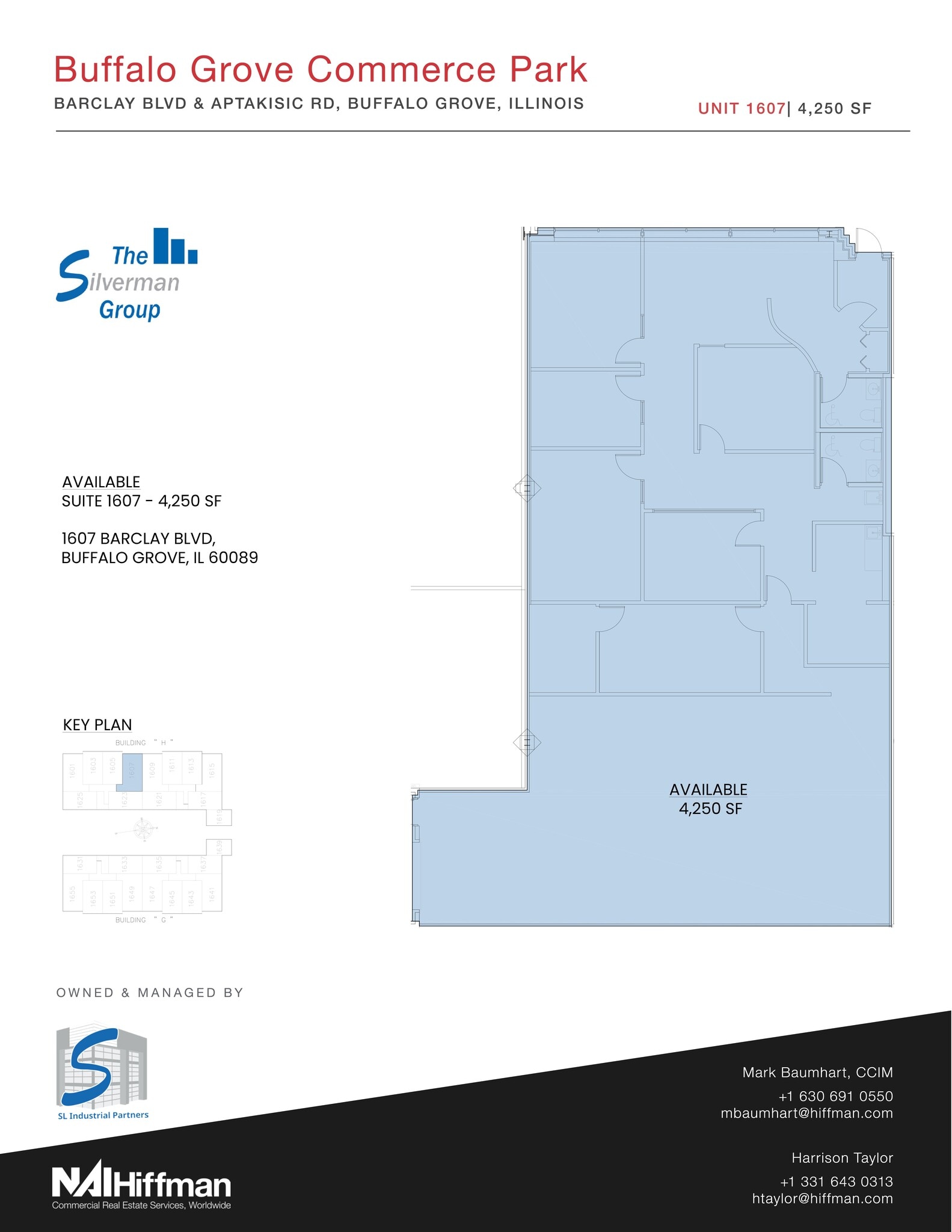 1530-1558 Barclay Blvd, Buffalo Grove, IL for lease Site Plan- Image 1 of 1