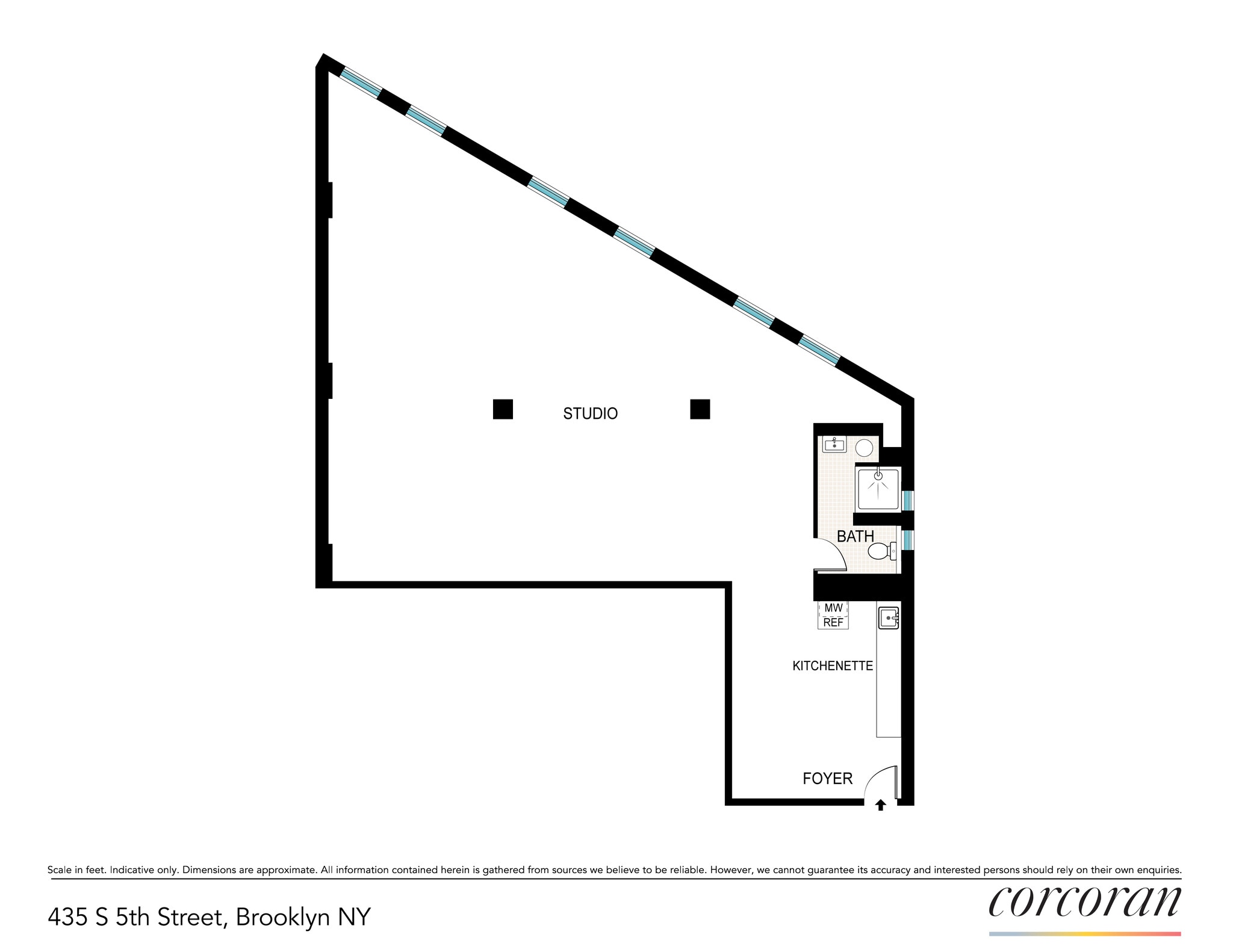 429 S 5th St, Brooklyn, NY for lease Floor Plan- Image 1 of 5