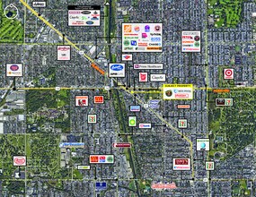 5961 N Lincoln Ave, Chicago, IL - AERIAL map view