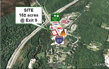 9 Route 103 West, Warner, NH - aerial  map view