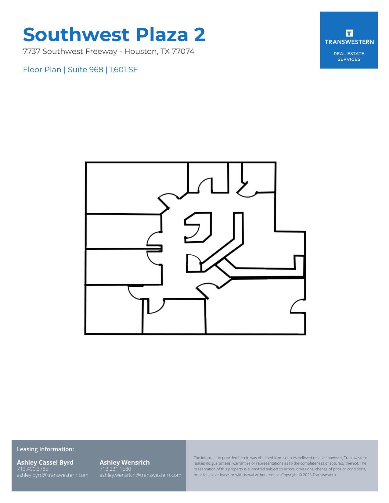 7737 Southwest Fwy, Houston, TX for lease Floor Plan- Image 1 of 1