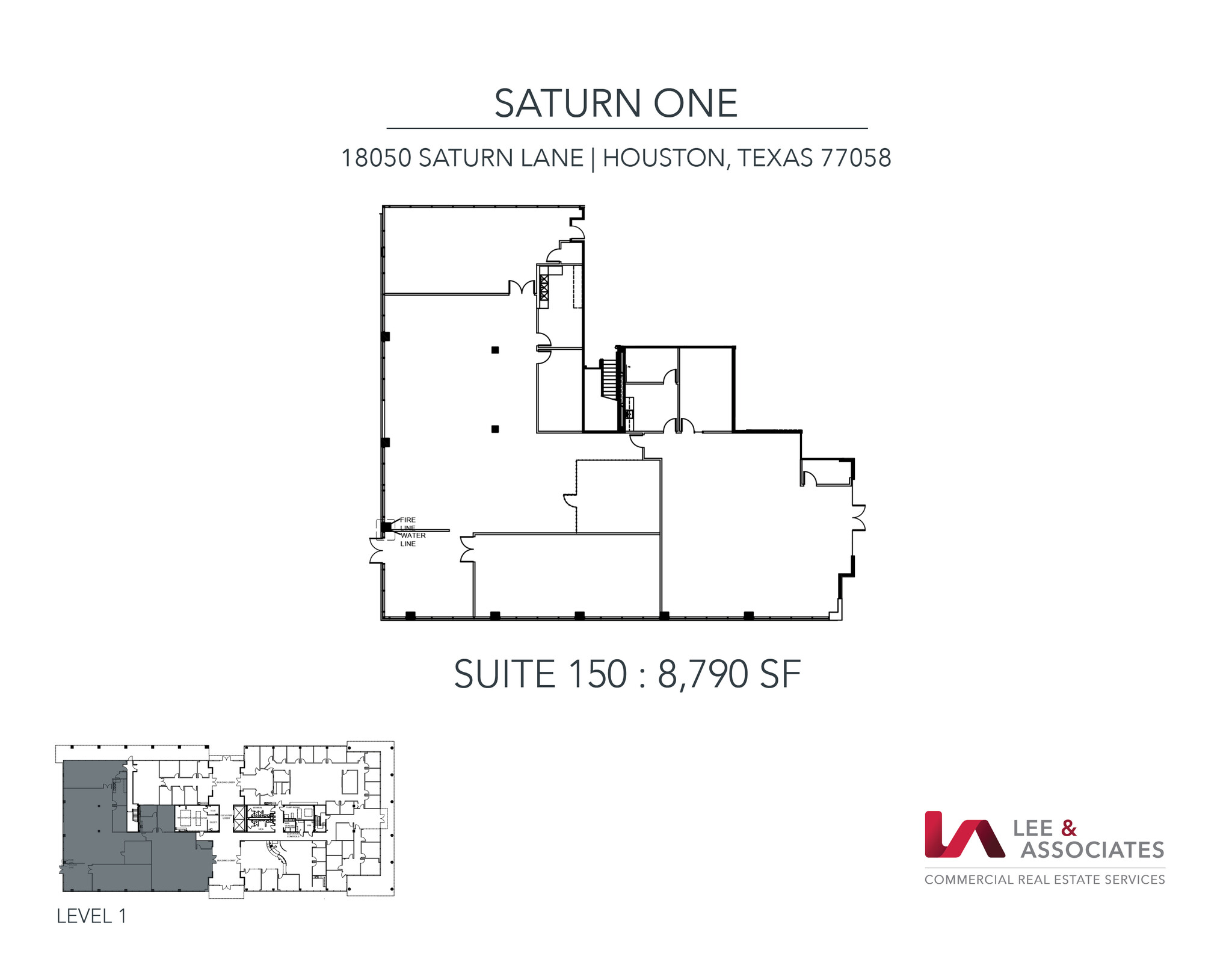 18050 Saturn Ln, Houston, TX for lease Floor Plan- Image 1 of 1