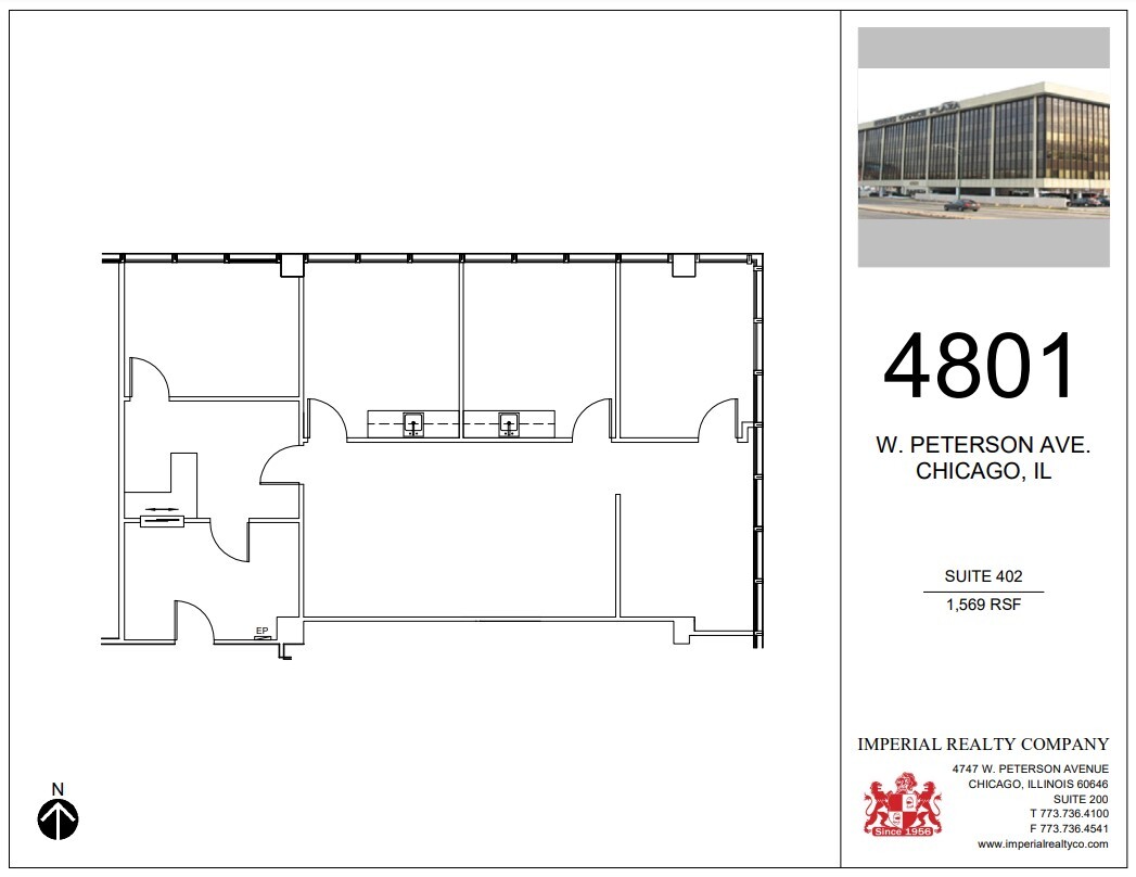 4801 W Peterson Ave, Chicago, IL for lease Floor Plan- Image 1 of 5