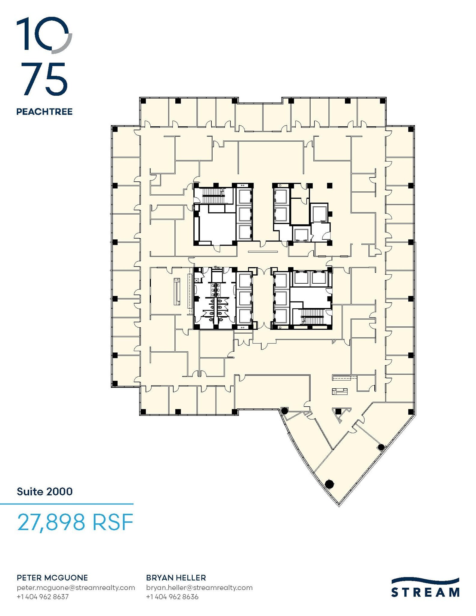 1075 Peachtree St NE, Atlanta, GA for lease Floor Plan- Image 1 of 1