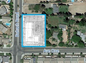 NEC Buhach Rd & Avenue One, Atwater, CA - aerial  map view