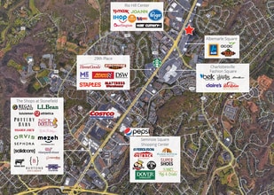 900 Gardens Blvd, Charlottesville, VA - AERIAL map view