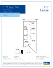 3130 Rogerdale Rd, Houston, TX for lease Floor Plan- Image 1 of 1