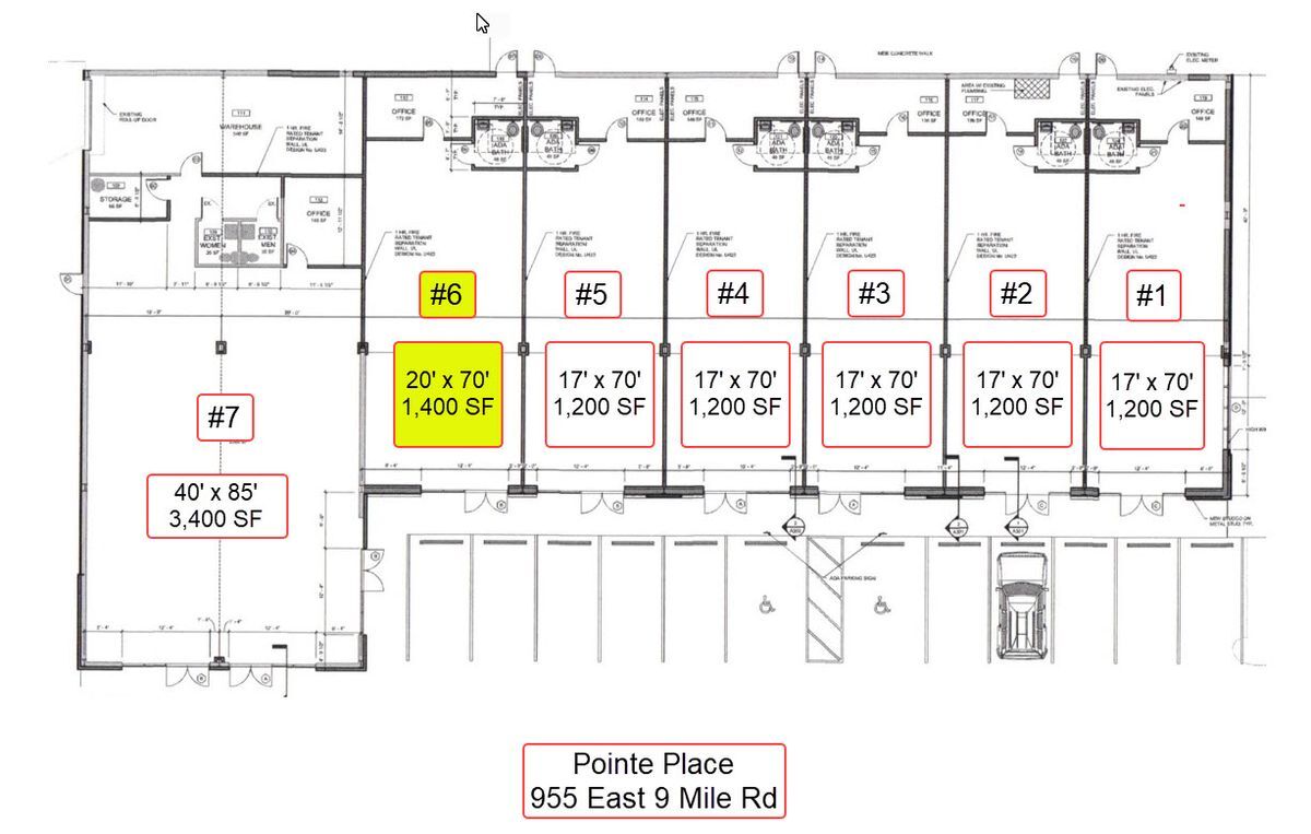 955 E Nine Mile Rd, Pensacola, FL for lease Floor Plan- Image 1 of 1