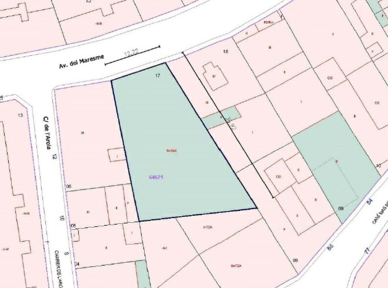 Land in Tordera, Barcelona for sale - Plat Map - Image 2 of 2
