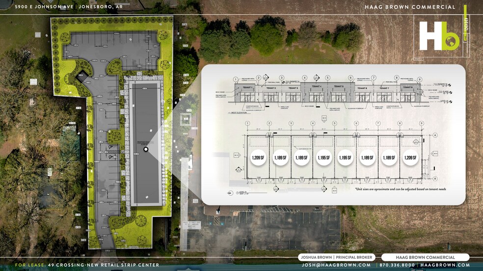 5910E Johnson Avenue, Jonesboro, AR for lease - Site Plan - Image 2 of 5