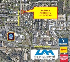 0 Sparkman Drive, Huntsville, AL - AERIAL  map view