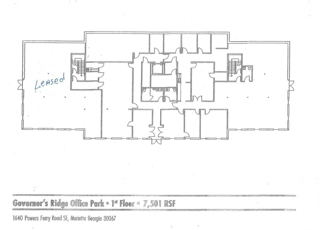 1640 Powers Ferry Rd SE #11, Marietta, GA for sale Floor Plan- Image 1 of 1