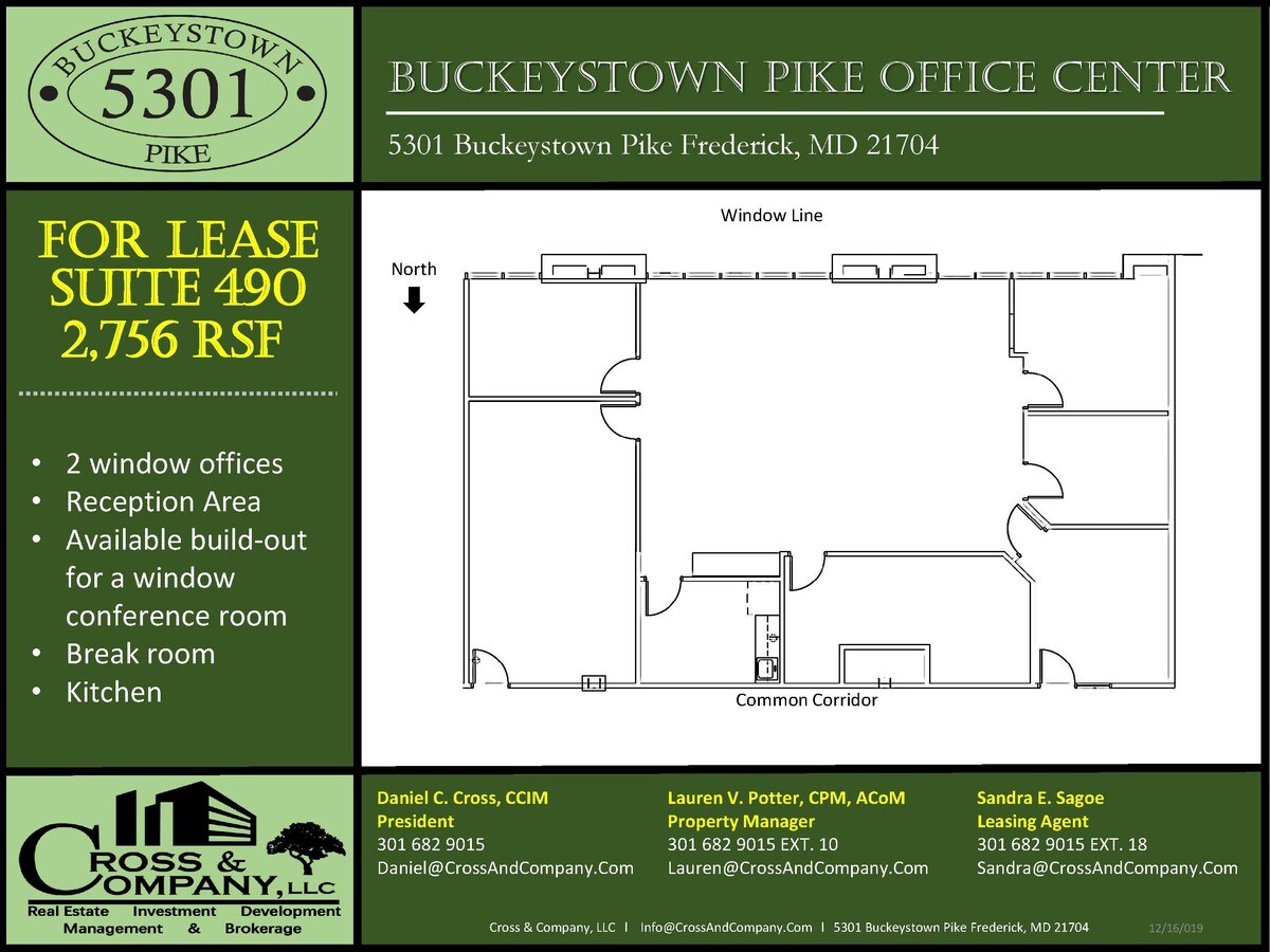 5301 Buckeystown Pike, Frederick, MD, 21704 Office Space For Lease