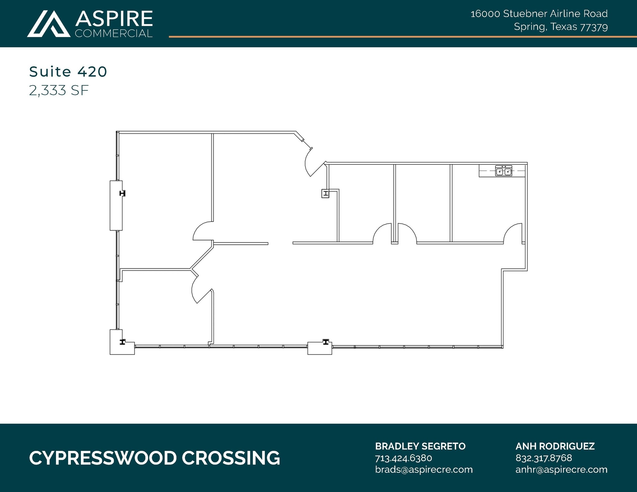 16000 Stuebner Airline Rd, Spring, TX for lease Floor Plan- Image 1 of 2
