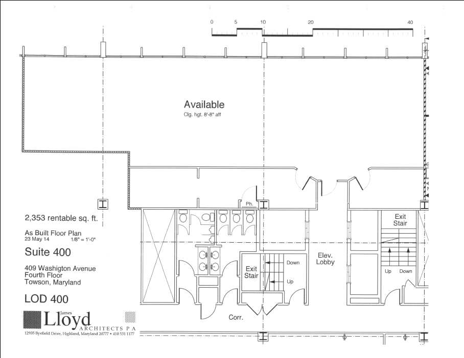 409 Washington Ave, Towson, MD for lease Floor Plan- Image 1 of 1