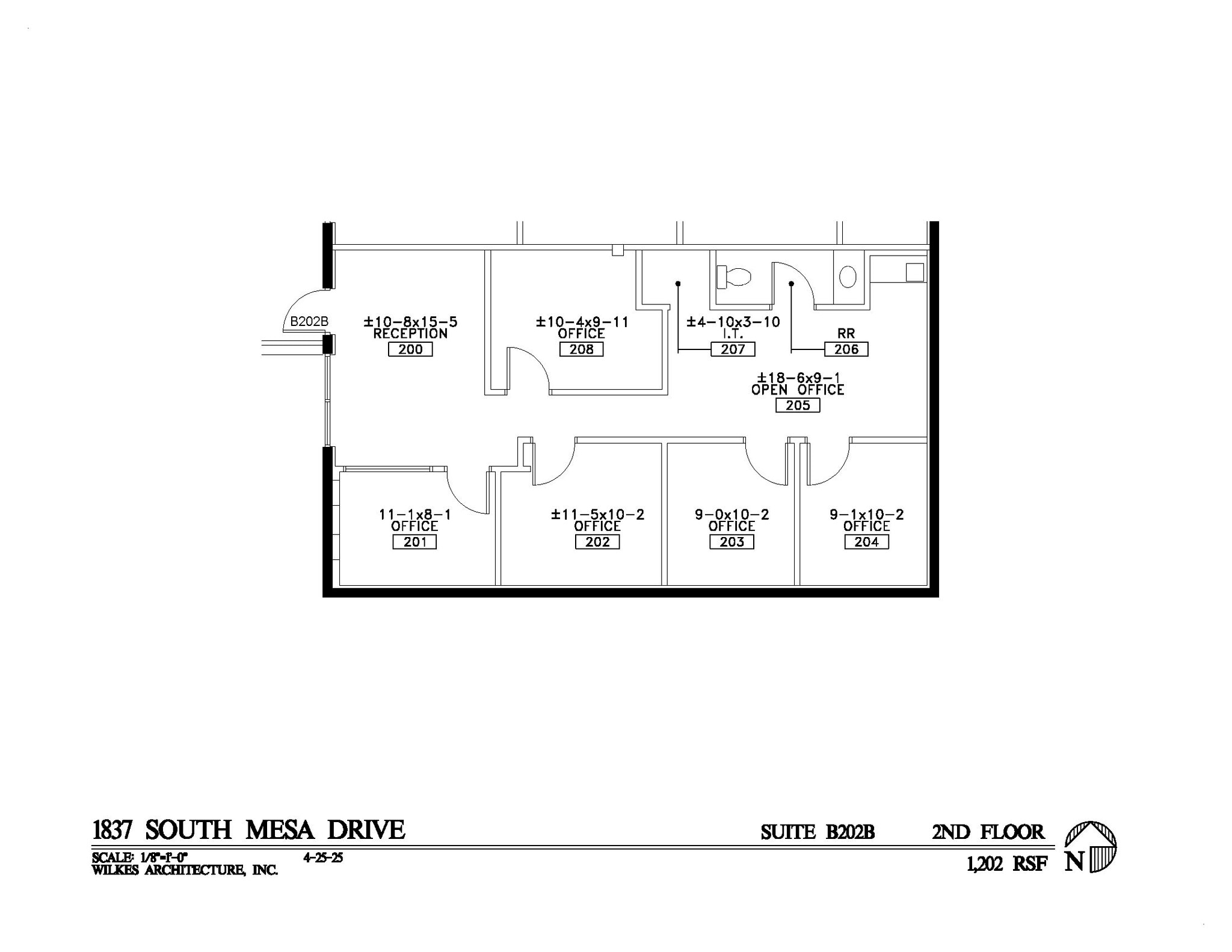 1837 S Mesa Dr, Mesa, AZ for lease Floor Plan- Image 1 of 6