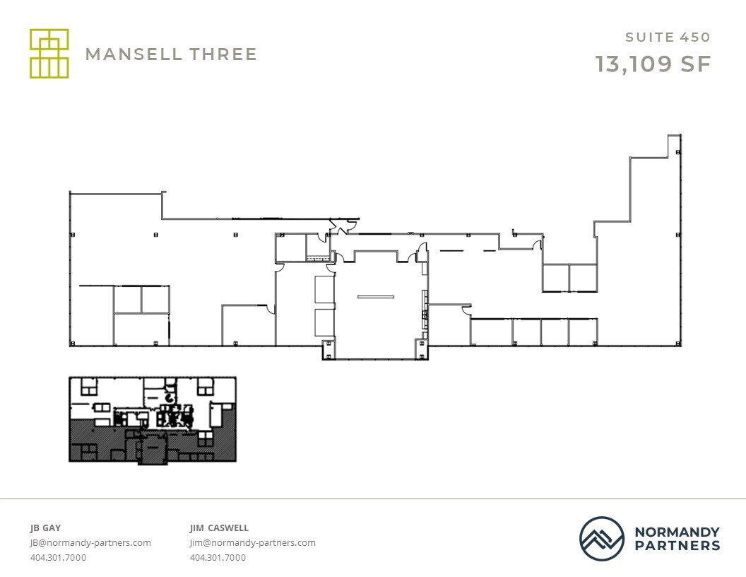 3600 Mansell Rd, Alpharetta, GA for lease Floor Plan- Image 1 of 1