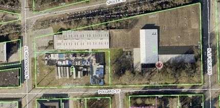 620 N McDonough St, Montgomery, AL - aerial  map view