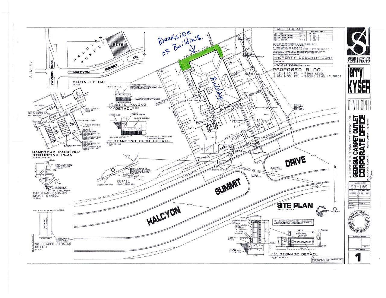 7061 Halcyon Summit Dr, Montgomery, AL for lease Site Plan- Image 1 of 1